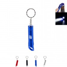 Aluminum LED Light Bottle Opener Key Chain